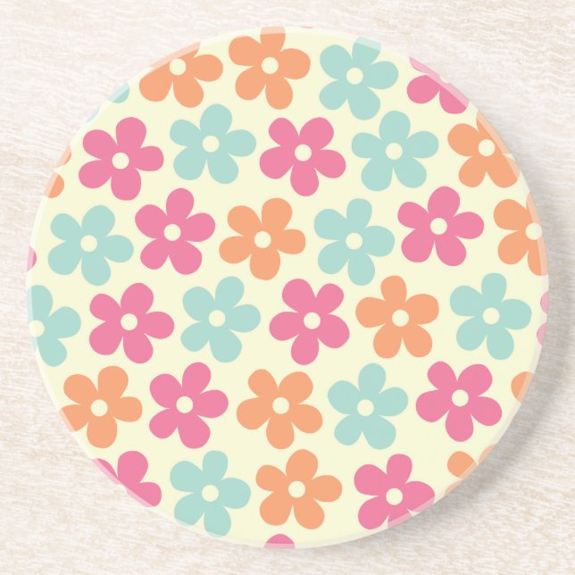 Flower Power Drink Coaster (Front)