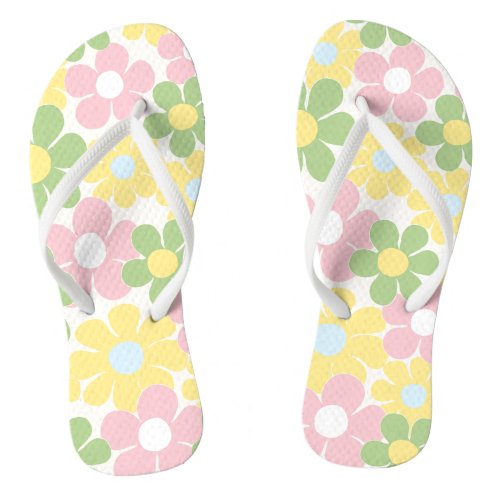 Flower Power Flip Flops