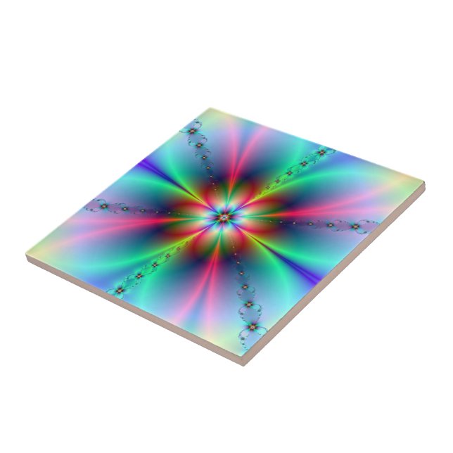 Flower Power Fractal Tile (Side)