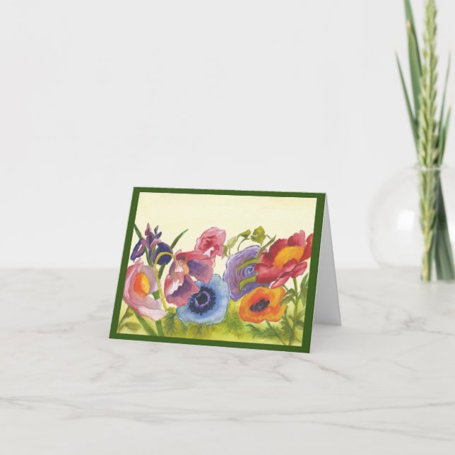 Flower Power Gardening Card (Front)