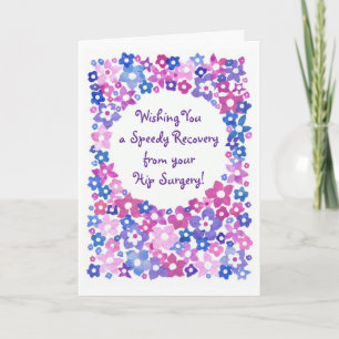 'Flower Power' Get Well Greeting Card to Customize