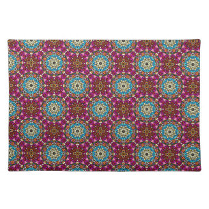 Flower Power Groovy Garden Cloth Placemat
