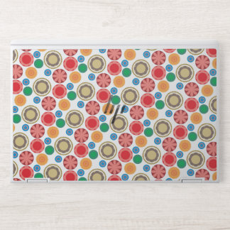 Flower Power in Rows 002 HP Laptop Skin