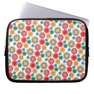 Flower Power in Rows 002 Laptop Sleeve