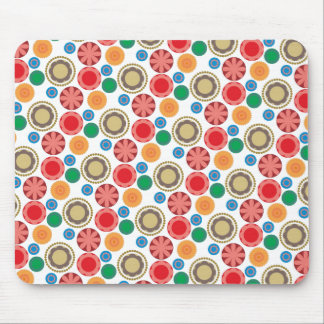 Flower Power in Rows 002 Mouse Pad