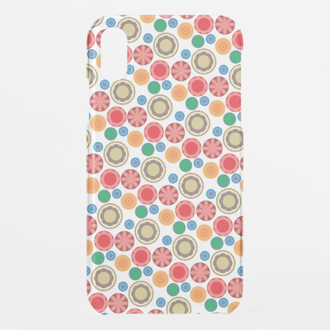 Flower Power in Rows 002 Uncommon iPhone Case (Back)