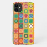 Flower Power in Rows iPhone 11 Case