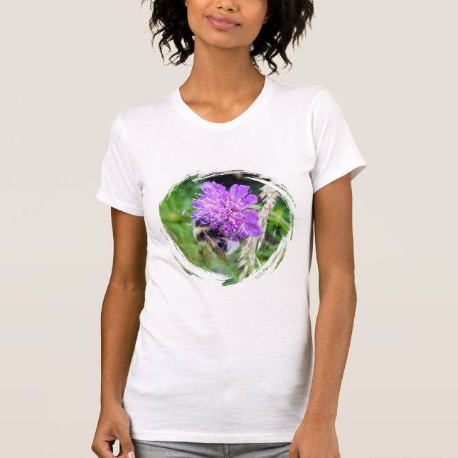 Flower Power - Ladies T-shirt with Hummel (Front)