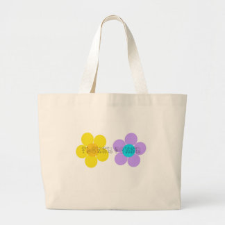 Flower Power Large Tote Bag