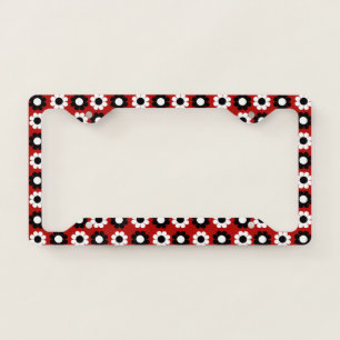 Flower Power License Plate Frame