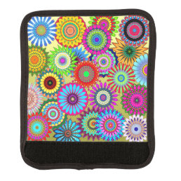 Flower Power Luggage Handle Wrap