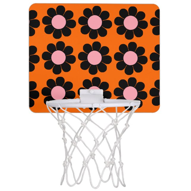 Flower Power Mini Basketball Hoop (Front)