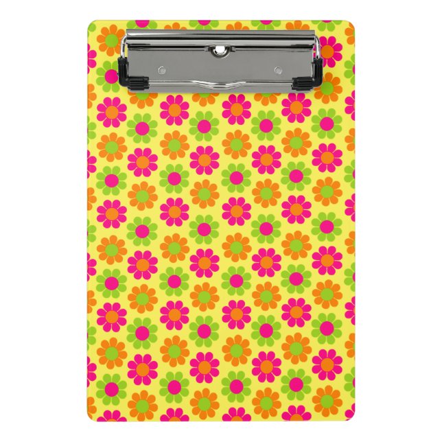 Flower Power Mini Clipboard (Front)