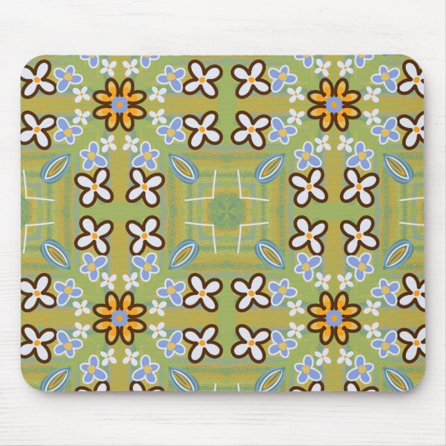 Flower Power Mouse Pad (Front)