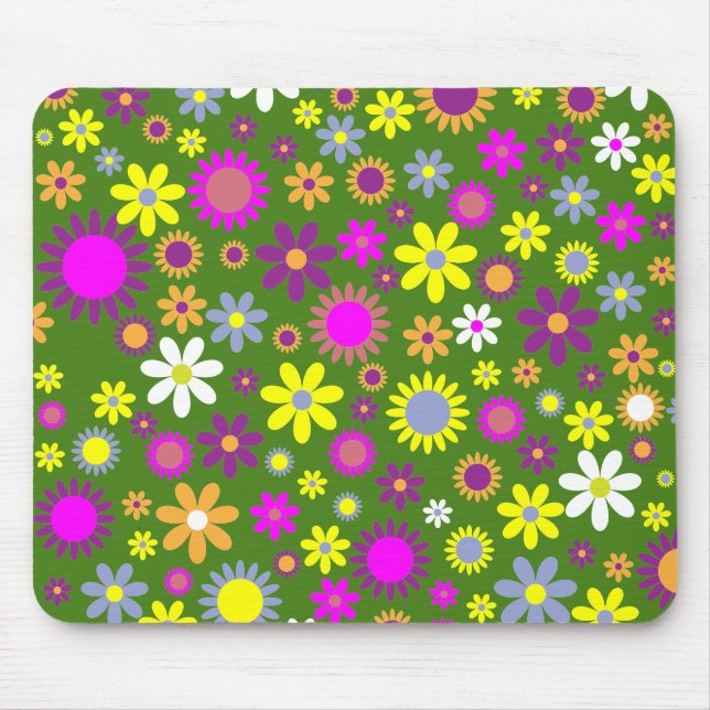 Flower Power Mousepad (Front)