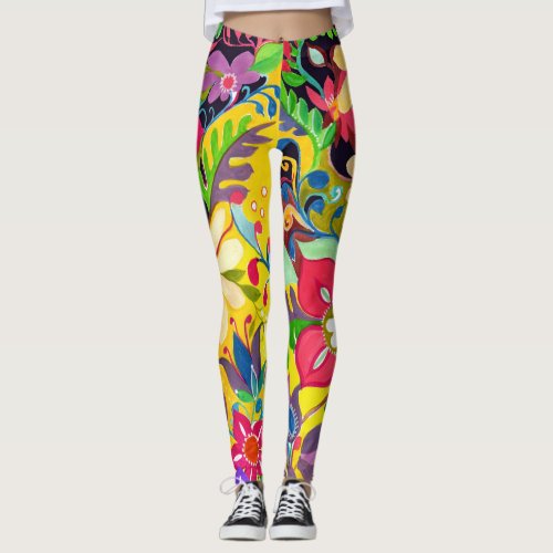 Flower Power Multi Leggings