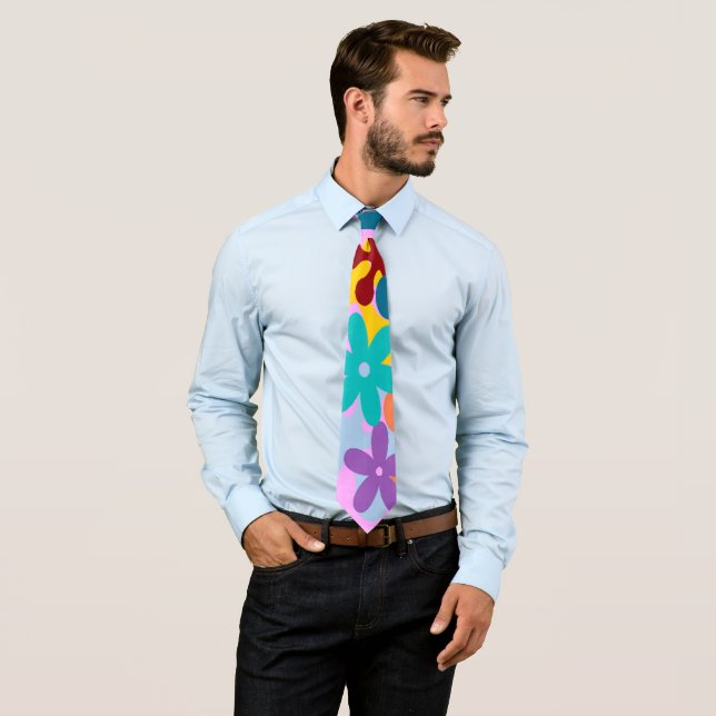 Flower Power Neck Tie (In Situ)