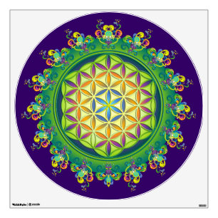 Flower Power of Life / Blume des Lebens Wall Sticker