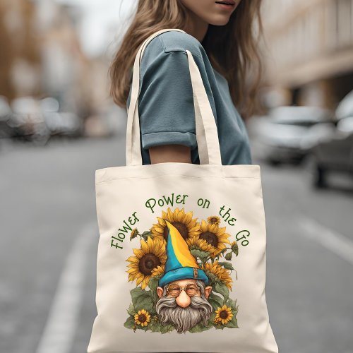 Flower Power on the Go Tote Bag