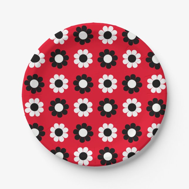 Flower Power Paper Plates (Front)