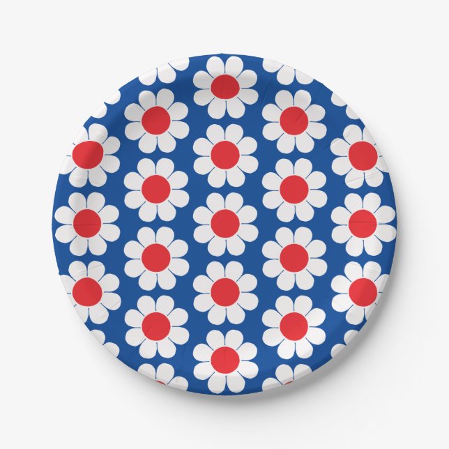 Flower Power Paper Plates (Front)