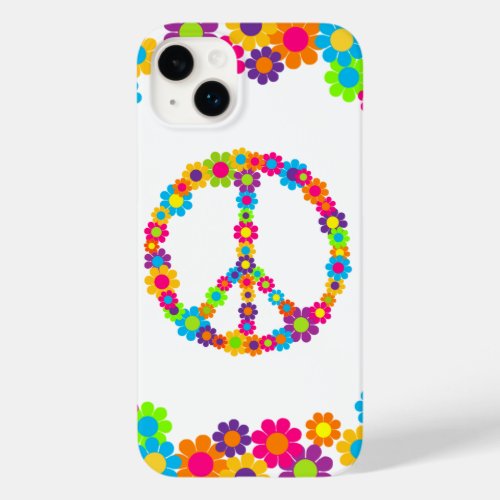 Flower Power Peace Case_Mate iPhone 14 Plus Case