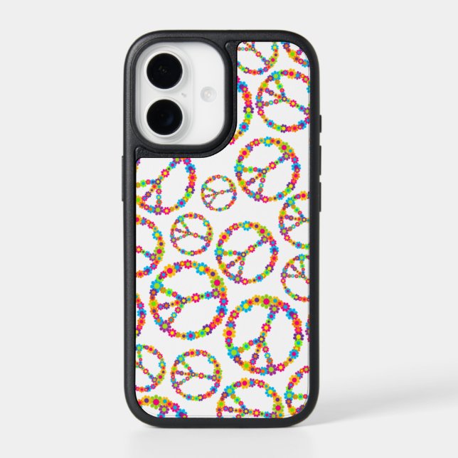 Flower Power Peace Otterbox iPhone Case (Back)