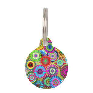Flower Power Pet Tag