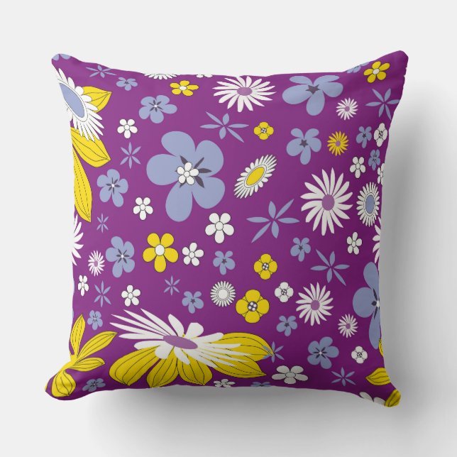 flower power pillow (Front)