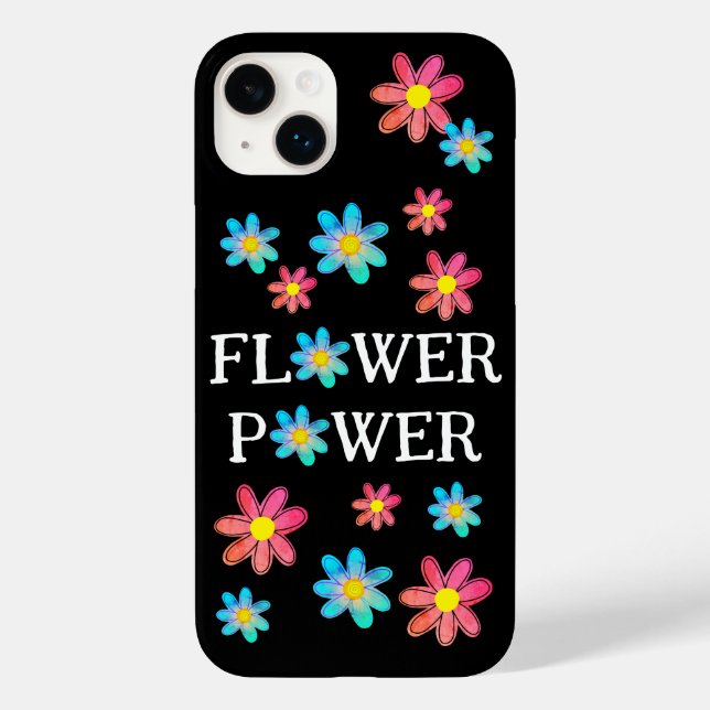 Flower Power Pink Case-Mate iPhone Case (Back)
