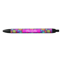 Flower Power Retro Floral Personalized