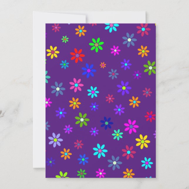 Flower Power Shower - colored pattern 1 (Front)