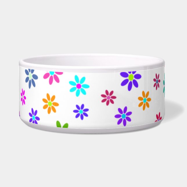 Flower Power Shower - colored pattern 1 Bowl (Front)