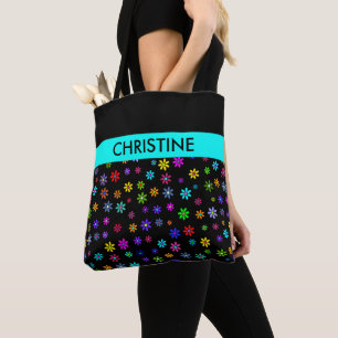Flower Power Shower - colored pattern 1 Tote Bag