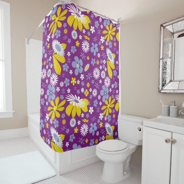 flower power shower curtain (In Situ)