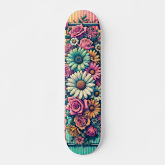 Flower Power Shred Skateboard