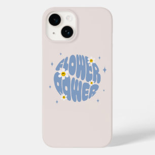 Flower Power Slogan Case-Mate iPhone 14 Case