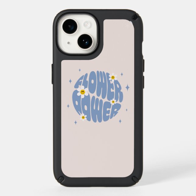 Flower Power Slogan Speck iPhone Case (Front)