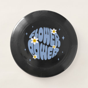 Flower Power Slogan Wham-O Frisbee