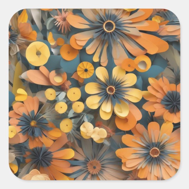 flower power sticker (Front)