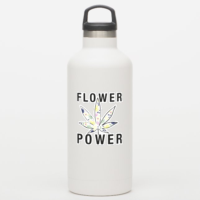 Flower Power Sticker (Waterbottle)