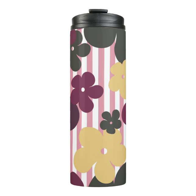 Flower Power  Thermal Tumbler (Front)