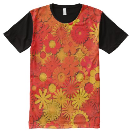 Flower Power Three All-Over-Print Shirt