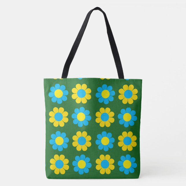 Flower Power Tote Bag (Front)