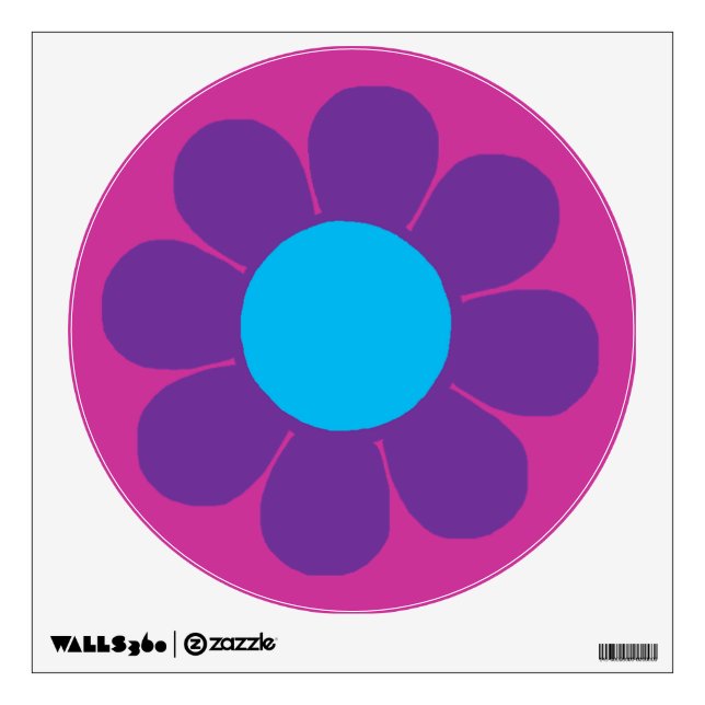 Flower Power Wall Decal (Front)