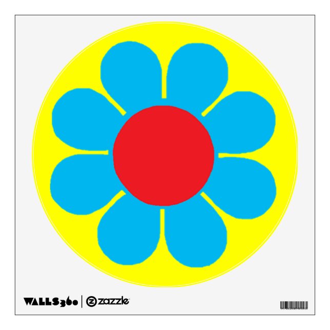 Flower Power Wall Decal (Front)