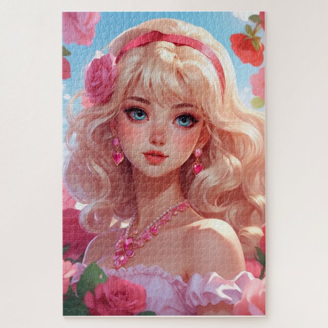 Flower princess  jigsaw puzzle (Vertical)
