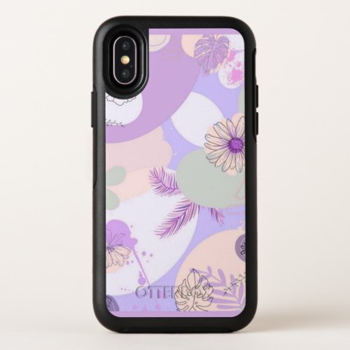 flower print OtterBox symmetry iPhone x case