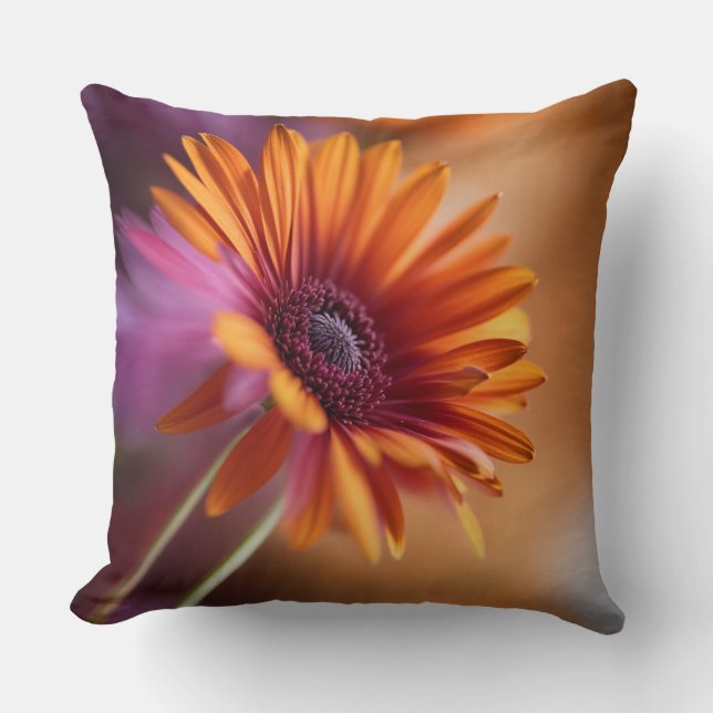 Flower print pillow Cover  (Front)