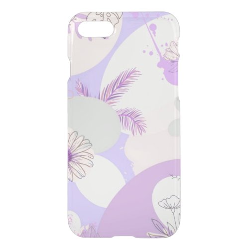flower print iPhone SE87 case